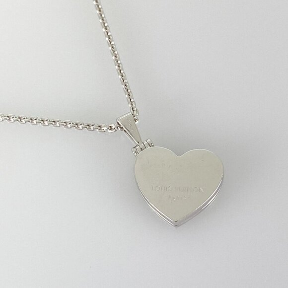 LOUIS VUITTON Pandantif Cool Heart Rocket Q93010/Q92004 White gold diamond N... - Picture 2 of 16